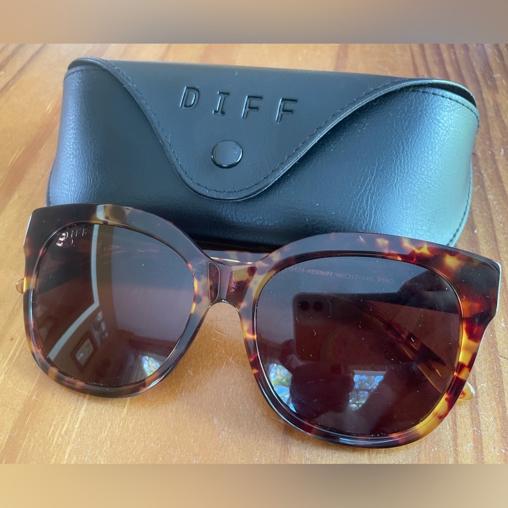Diff Maya round sunglasses 59mm